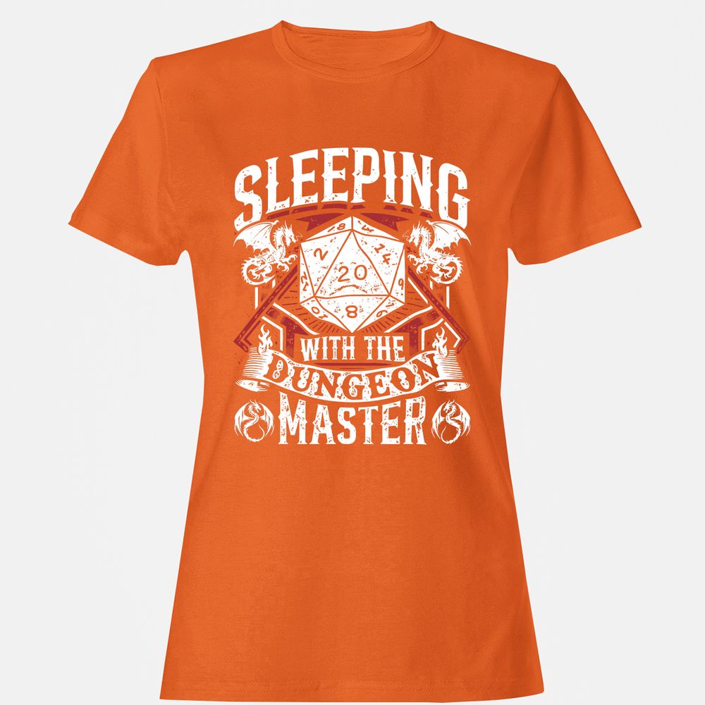 Sleeping With The DM Women's T-Shirt - Orange - 11