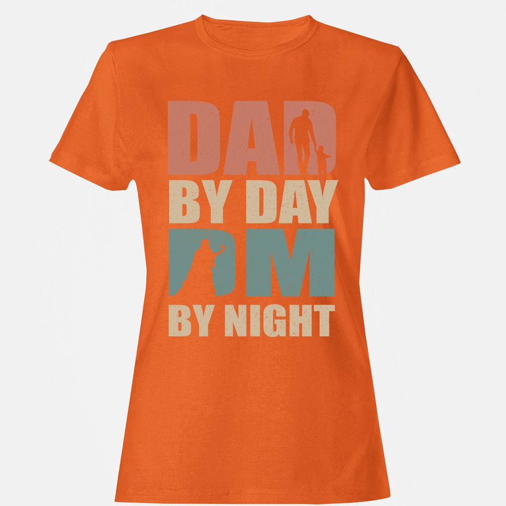 Dad By Day DM By Night - Orange - 11