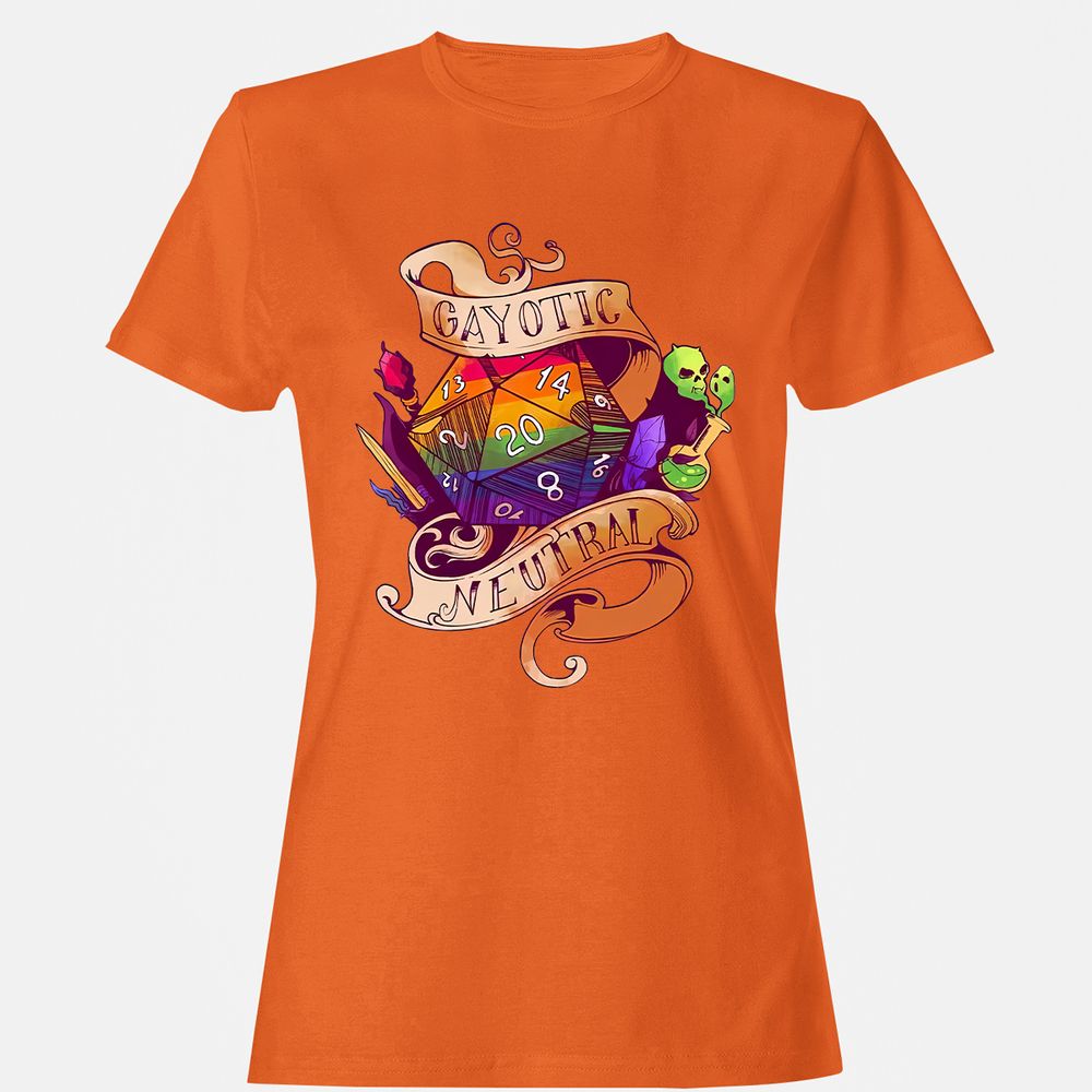 Gayotic Neutral Women's T-Shirt - Orange - 11