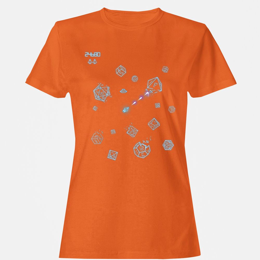 The Dices Game Women's T-Shirt - Orange - 11