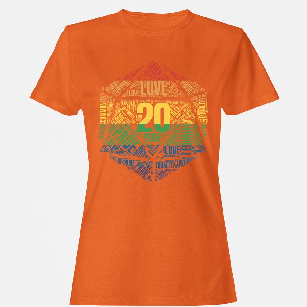 D20 Pride Women's T-Shirt - Orange - 11