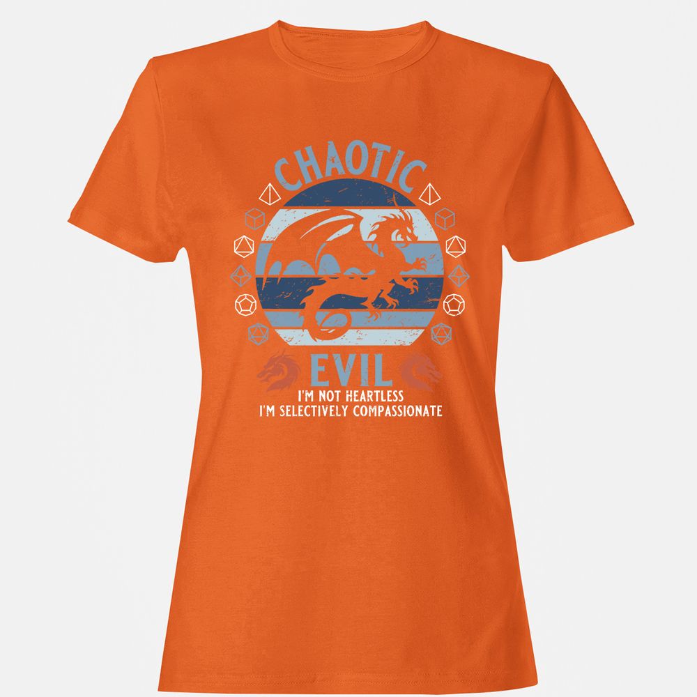 Chaotic Evil 2 Women's T-Shirt - Orange - 11