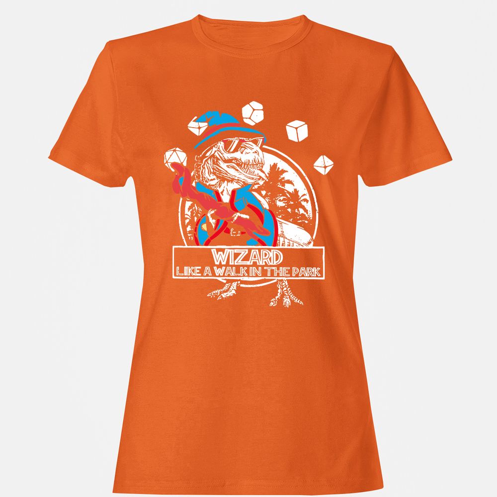 Wizard Like The Walk In The Park Women's T-Shirt - Orange - 11