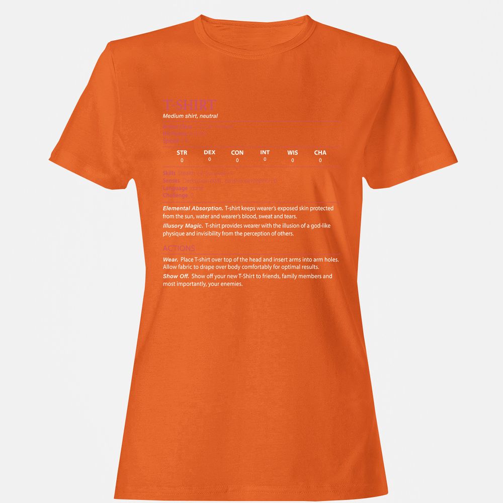 T-Shirt Women's T-Shirt - Orange - 11