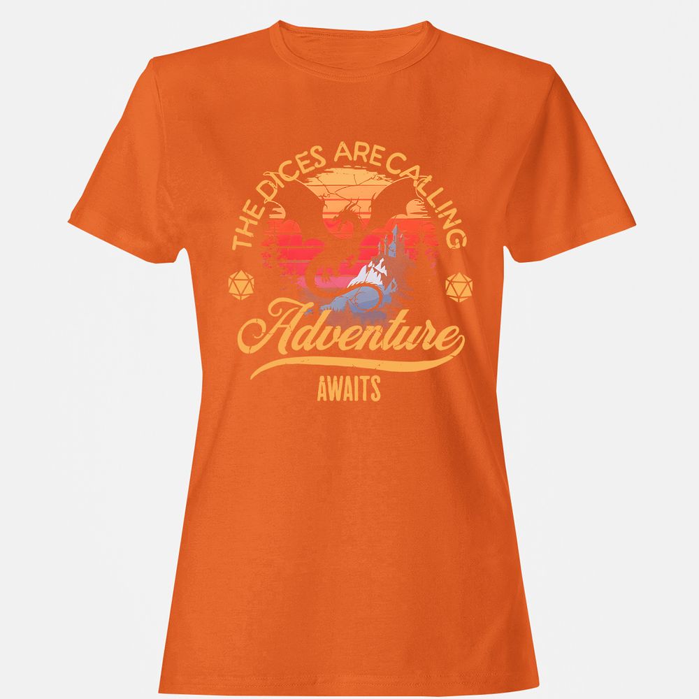The Dices Are Calling Women's T-Shirt - Orange - 11