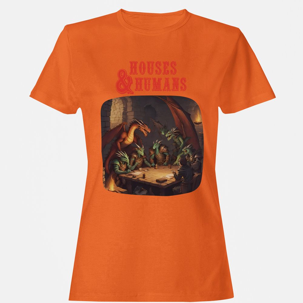 Houses And Humans Women's T-Shirt - Orange - 11