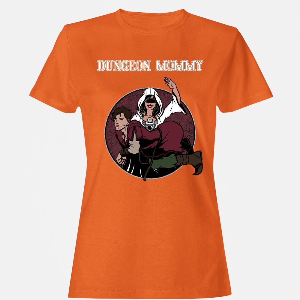 Dominant Dungeon Mommy Women's T-Shirt - Orange - 11