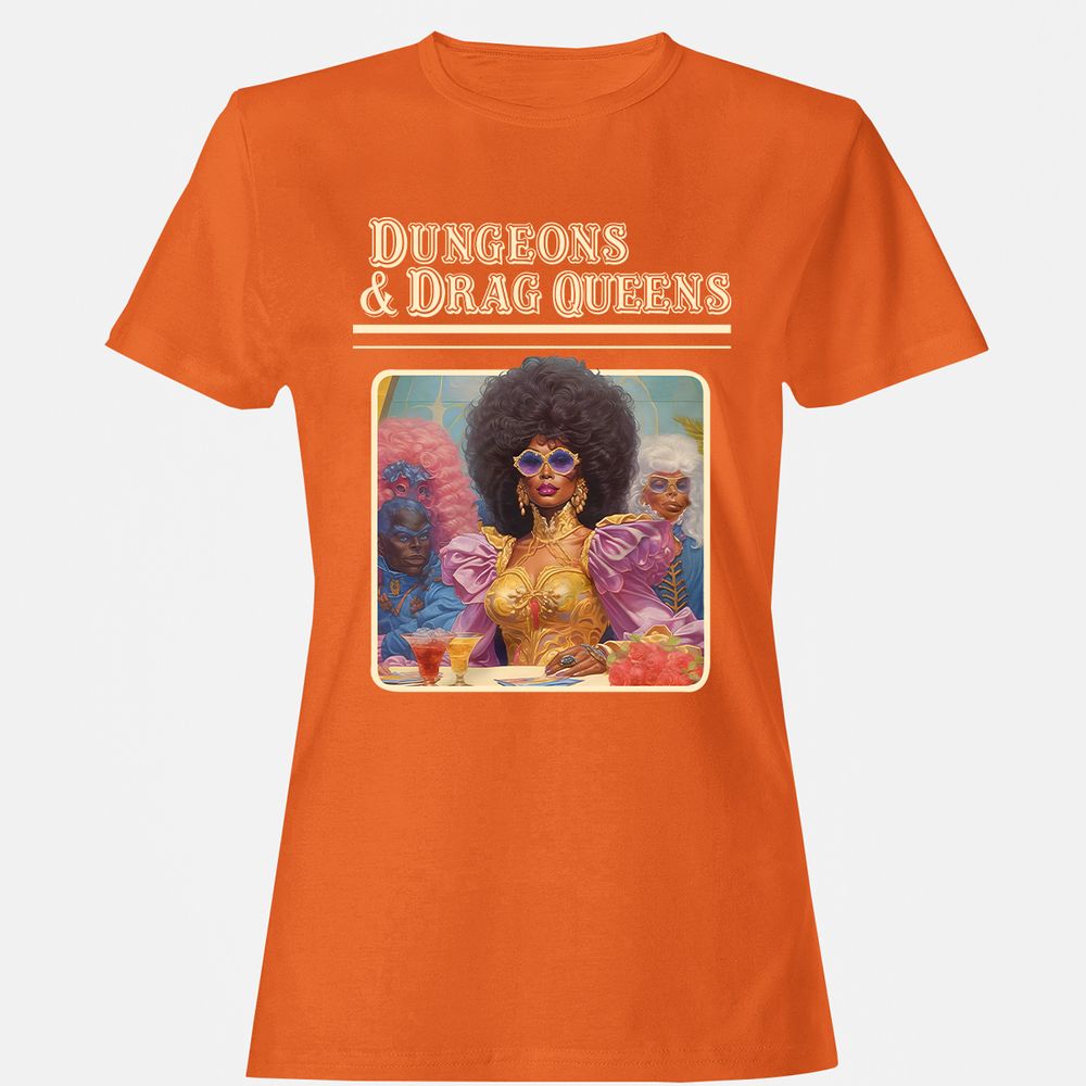 Dungeons & Drag Queens Women's T-Shirt - Orange - 11