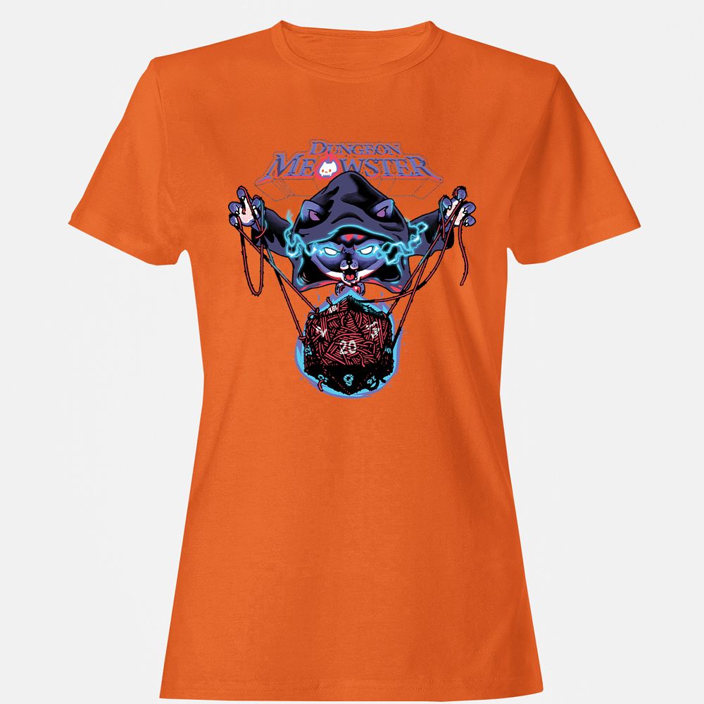 Dungeon Meowster Women's T-Shirt - Orange - 11