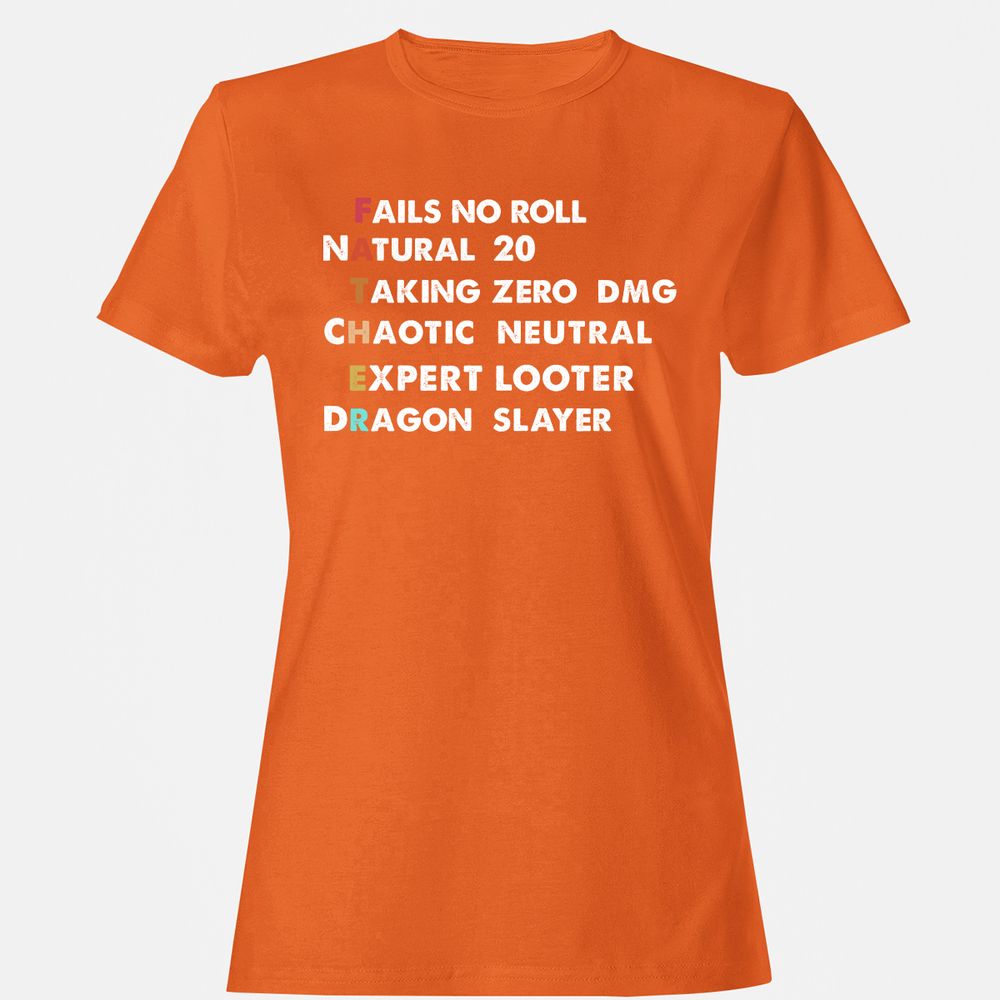 Father D&D Women's T-Shirt - Orange - 11
