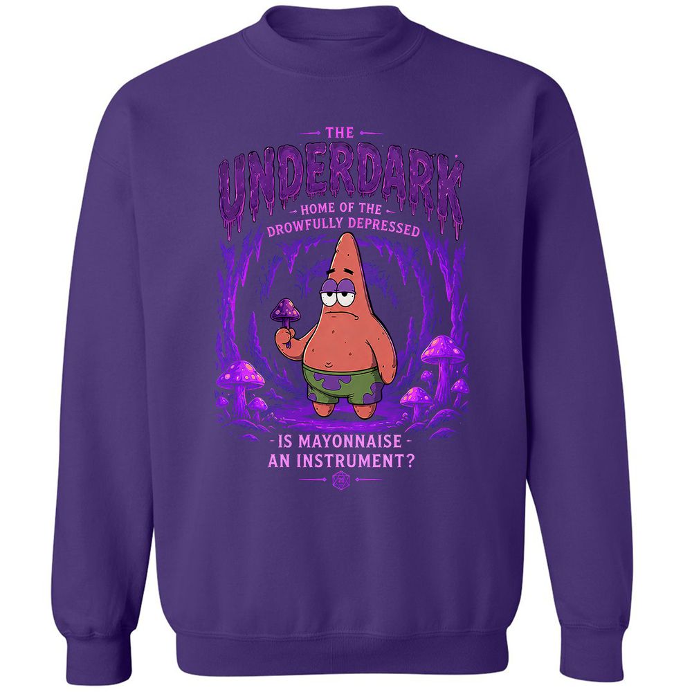The Underdark Classic Unisex Sweatshirt - Purple - 11
