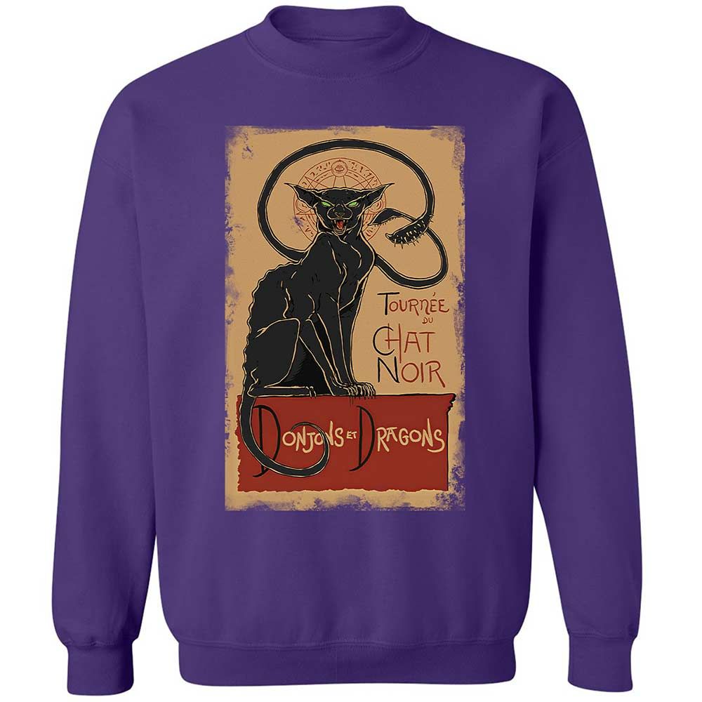 Tournee Du Chat Noir Classic Unisex Sweatshirt - Purple - 11