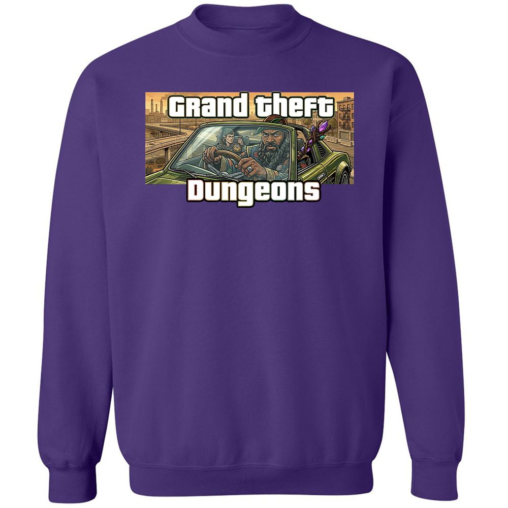 Grand Theft Dungeons Classic Unisex Sweatshirt - Purple - 11