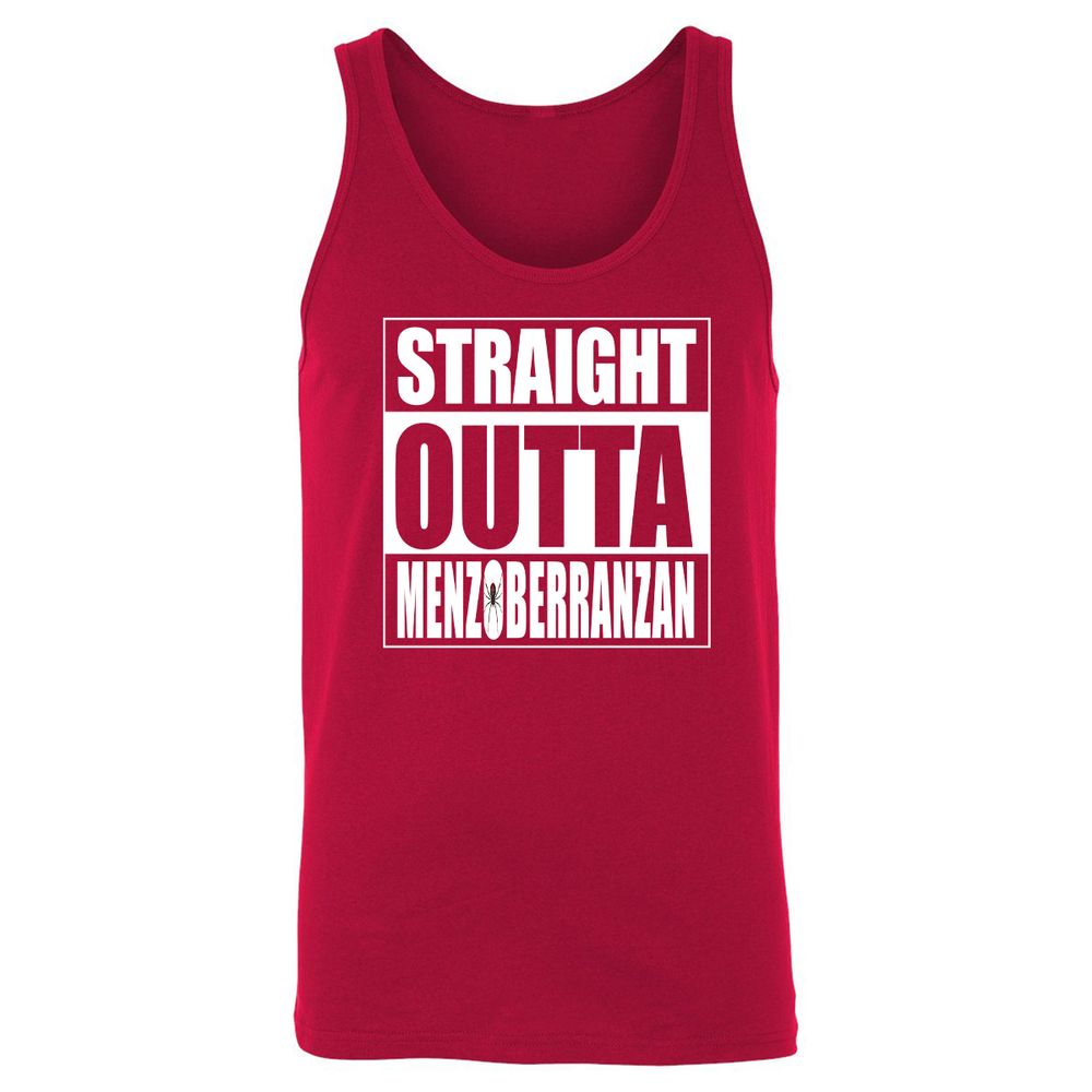 Straight Outta Menzoberranzan Unisex Jersey Tank - Red - 11