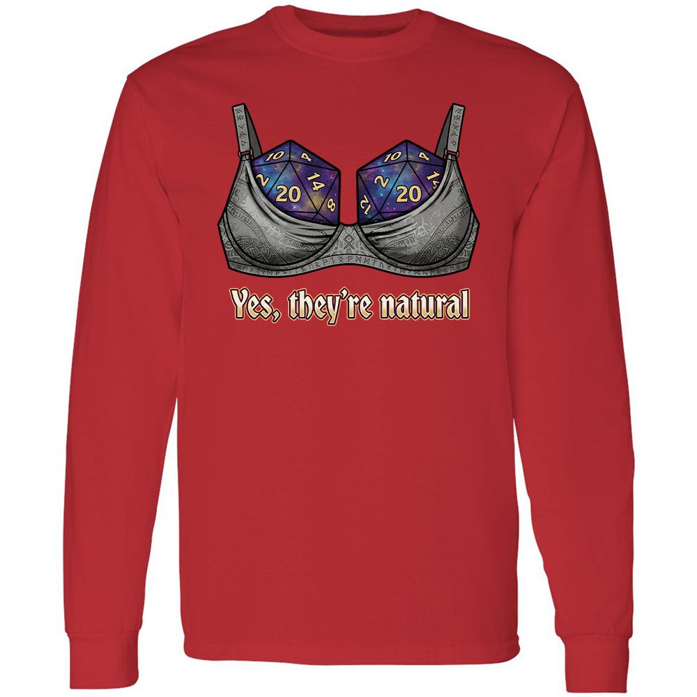 They Are Natural Nat20 Long Sleeve T-Shirt - Red - 11