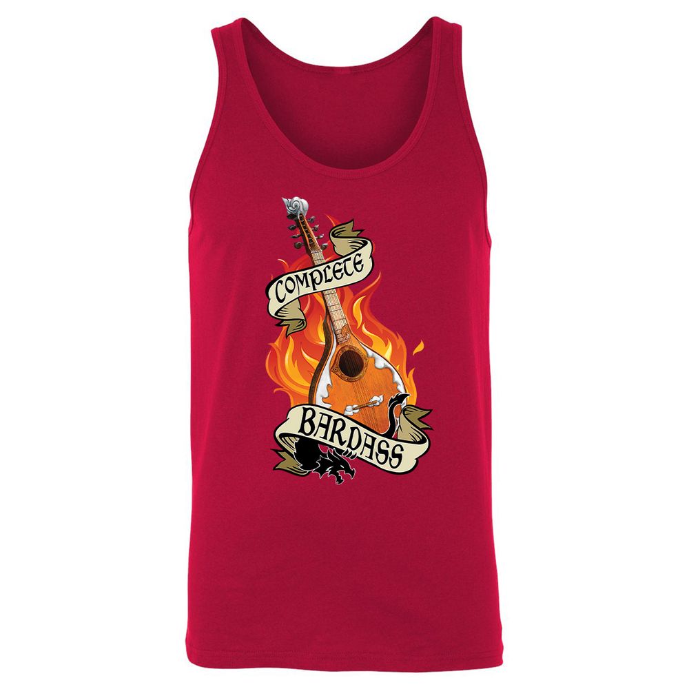 Complete Bardass Unisex Jersey Tank - Red - 11