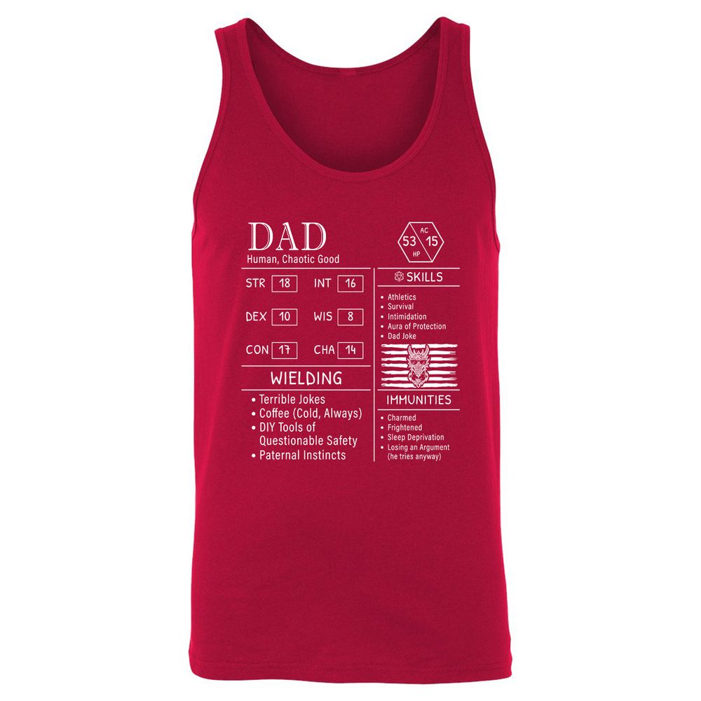 Dad Stats New - Red - 11