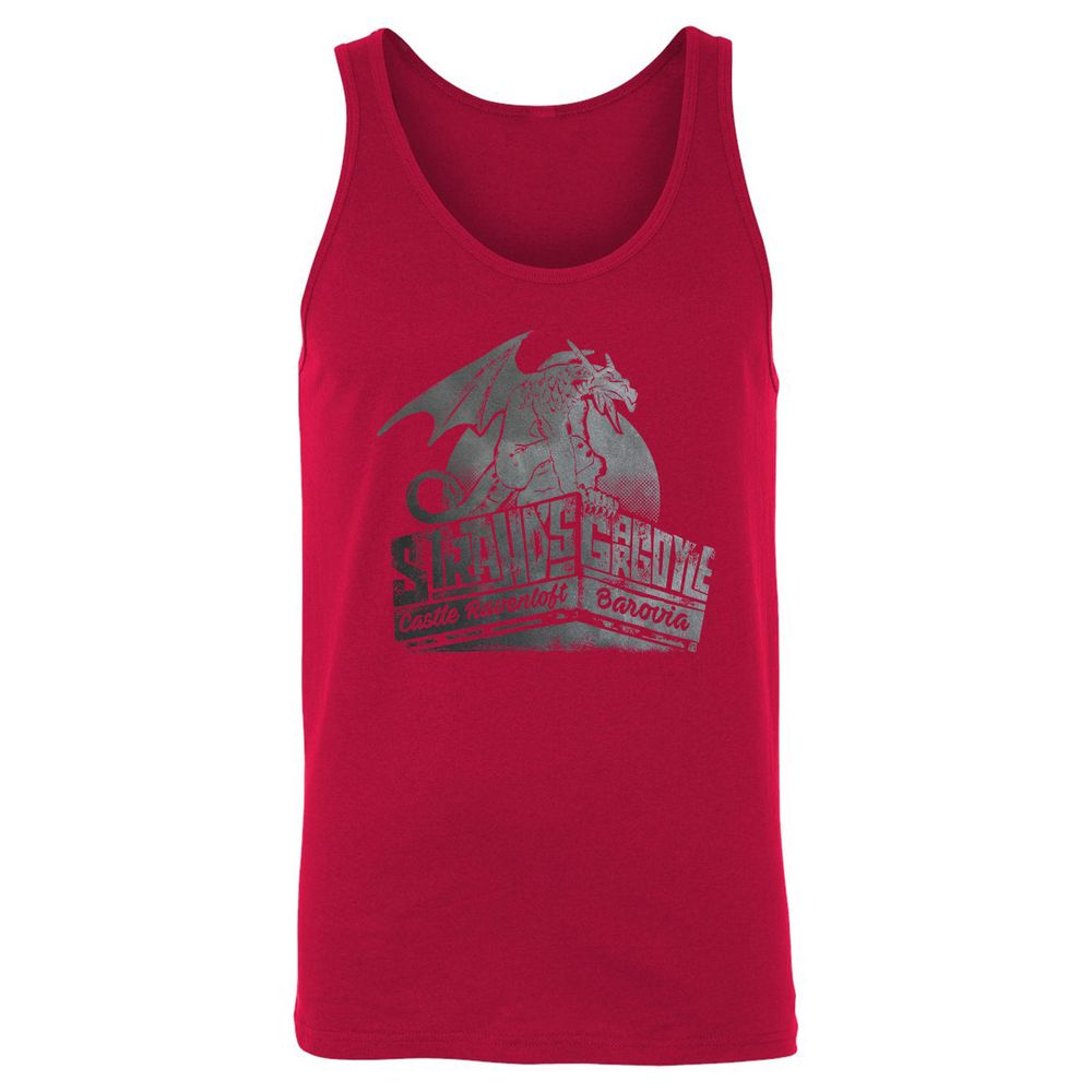 Strahd’s Gargoyle Unisex Jersey Tank - Red - 11