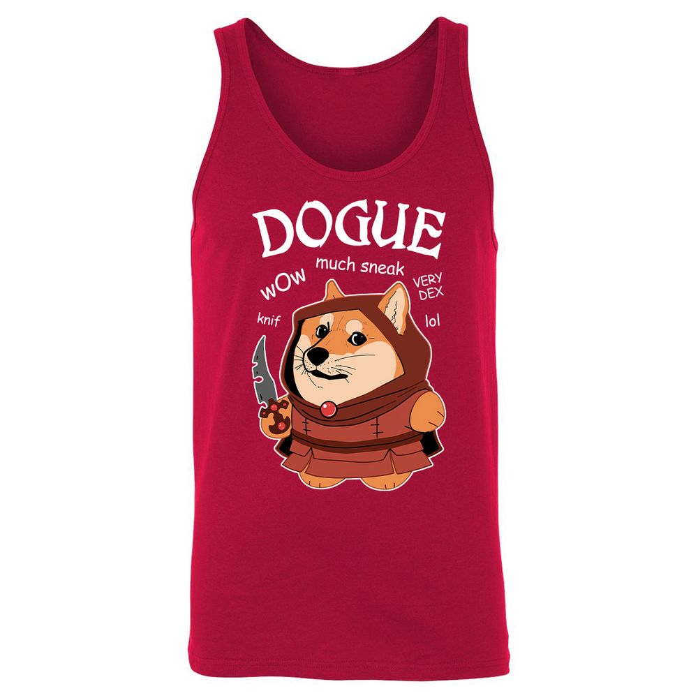 Dogue Class Unisex Jersey Tank - Red - 11
