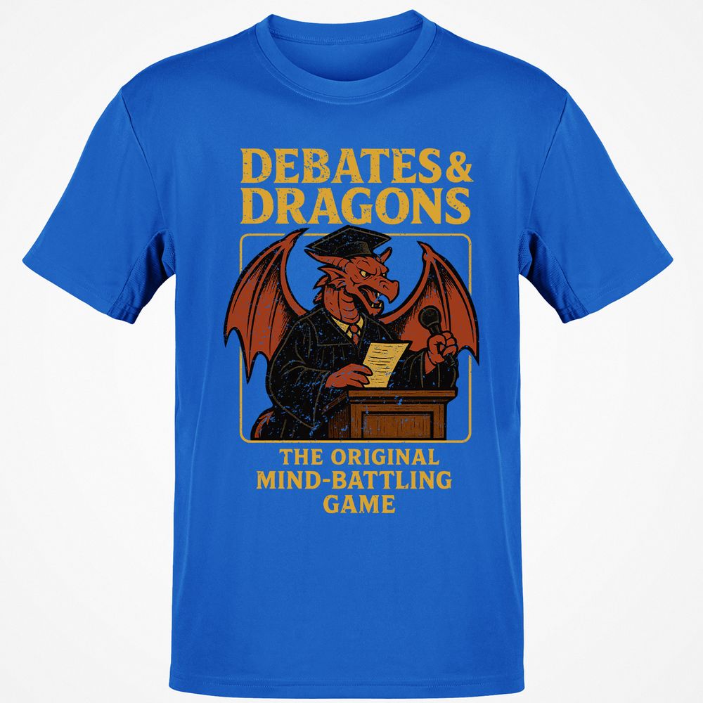 Debates & Dragons Classic Unisex T-Shirt - Royal - 11