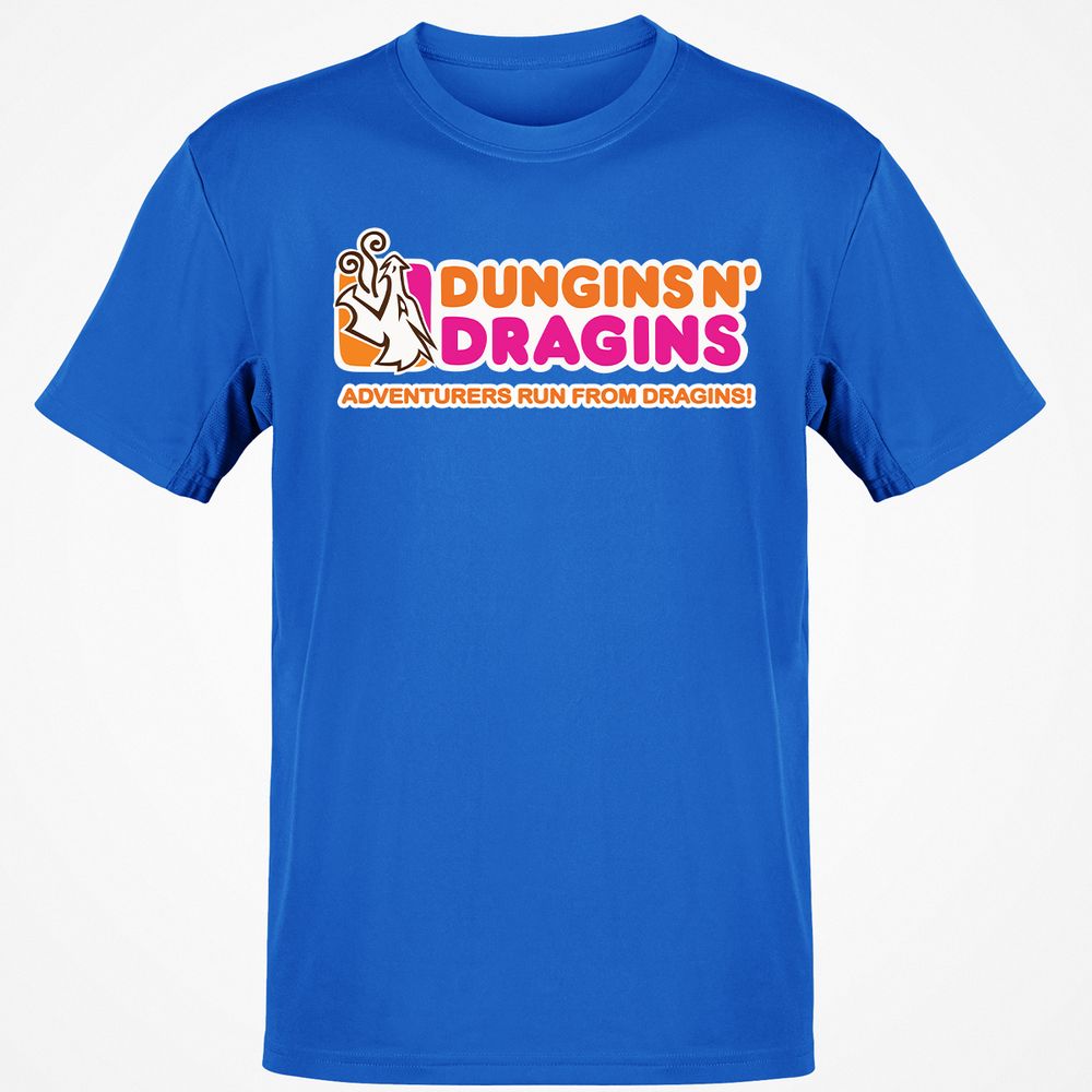 Dungins & Dragins Classic Unisex T-Shirt - Royal - 11