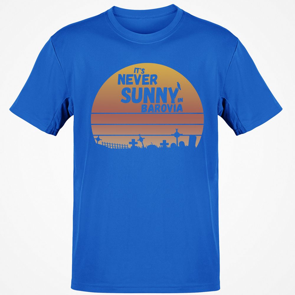 Vintage It's Never Sunny In Barovia Classic Unisex T-Shirt - Royal - 11