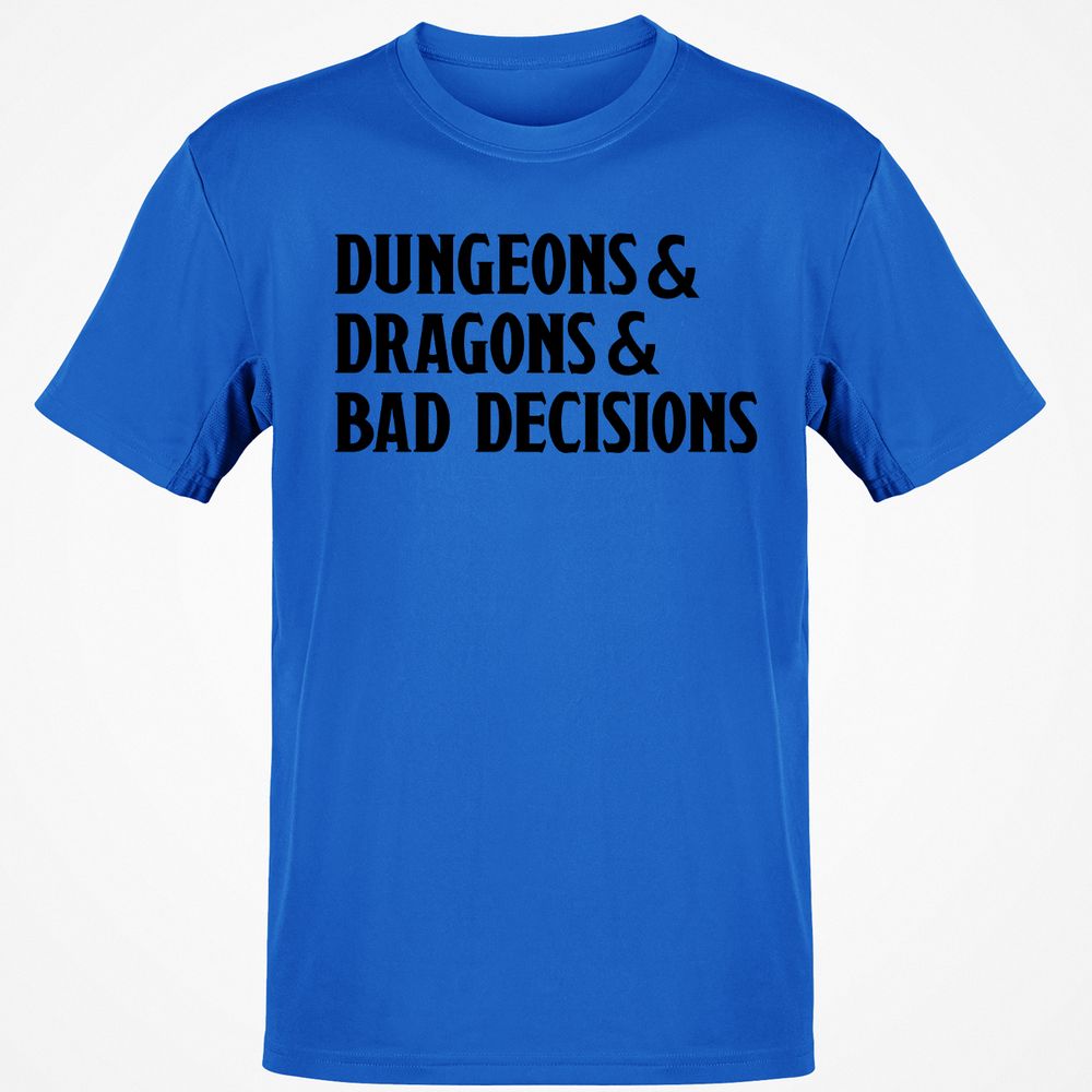Bad Decisions Classic Unisex T-Shirt - Royal - 11