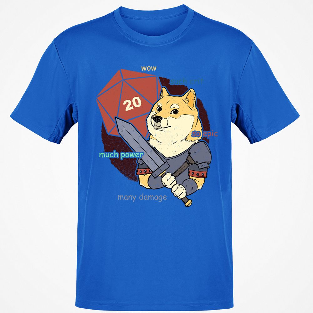 DnD Dogue Classic Unisex T-Shirt - Royal - 11