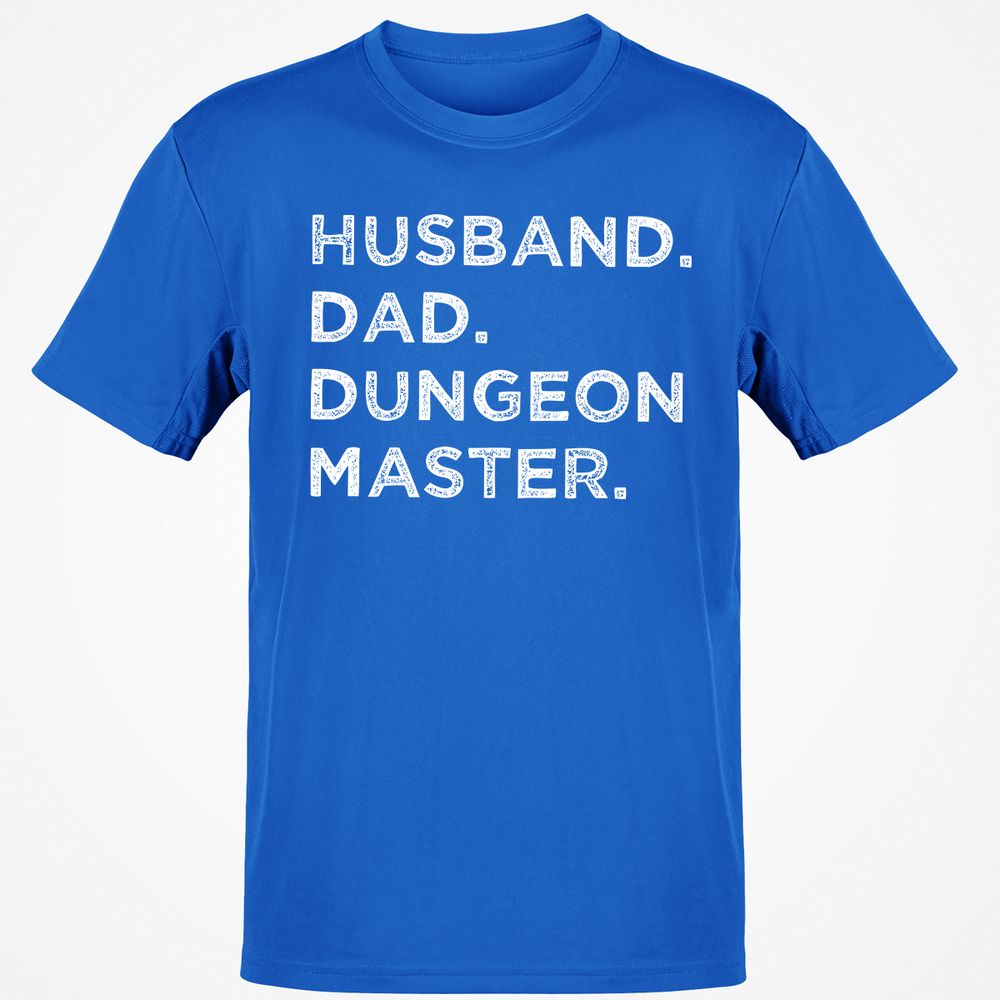 Husband Dad Dungeon Master Classic Unisex T-Shirt - Royal - 11