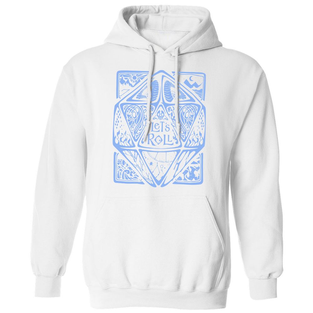 Let's Roll Classic Unisex Hoodie - White - 11
