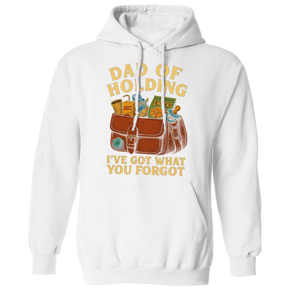 Dad Of Holding Classic Unisex Hoodie - White - 11