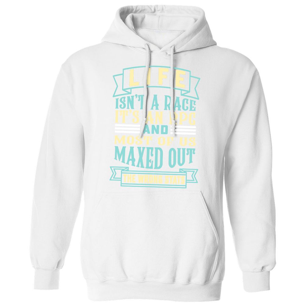 Life Is A RPG Classic Unisex Hoodie - White - 11
