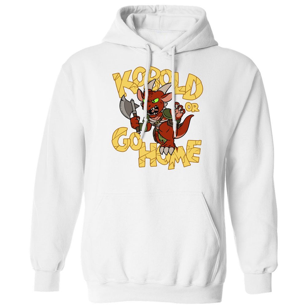 Kobold Or Go Home Classic Unisex Hoodie - White - 11