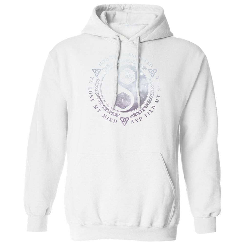 Into The Dungeon I Go Classic Unisex Hoodie - White - 11