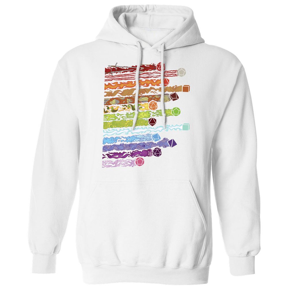 Damage Dices Classic Unisex Hoodie - White - 11