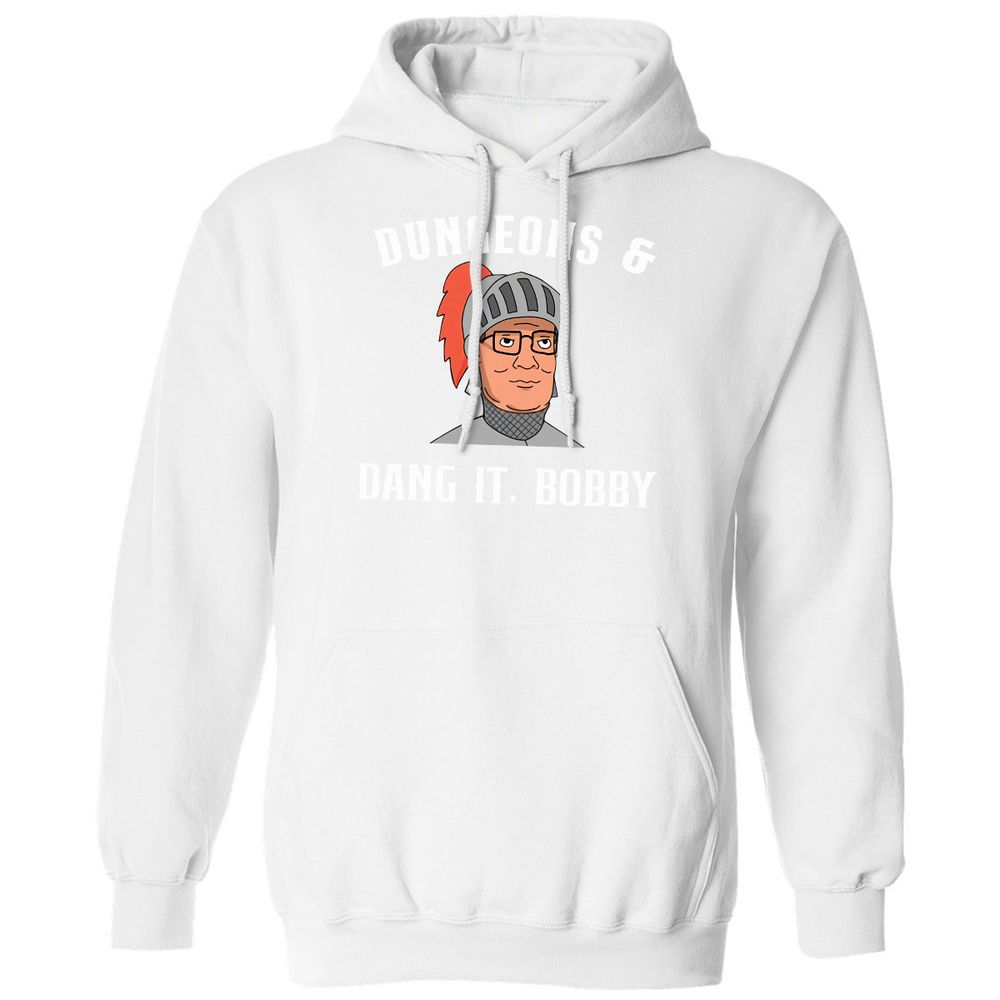 Dang It Bobby Classic Unisex Hoodie - White - 11