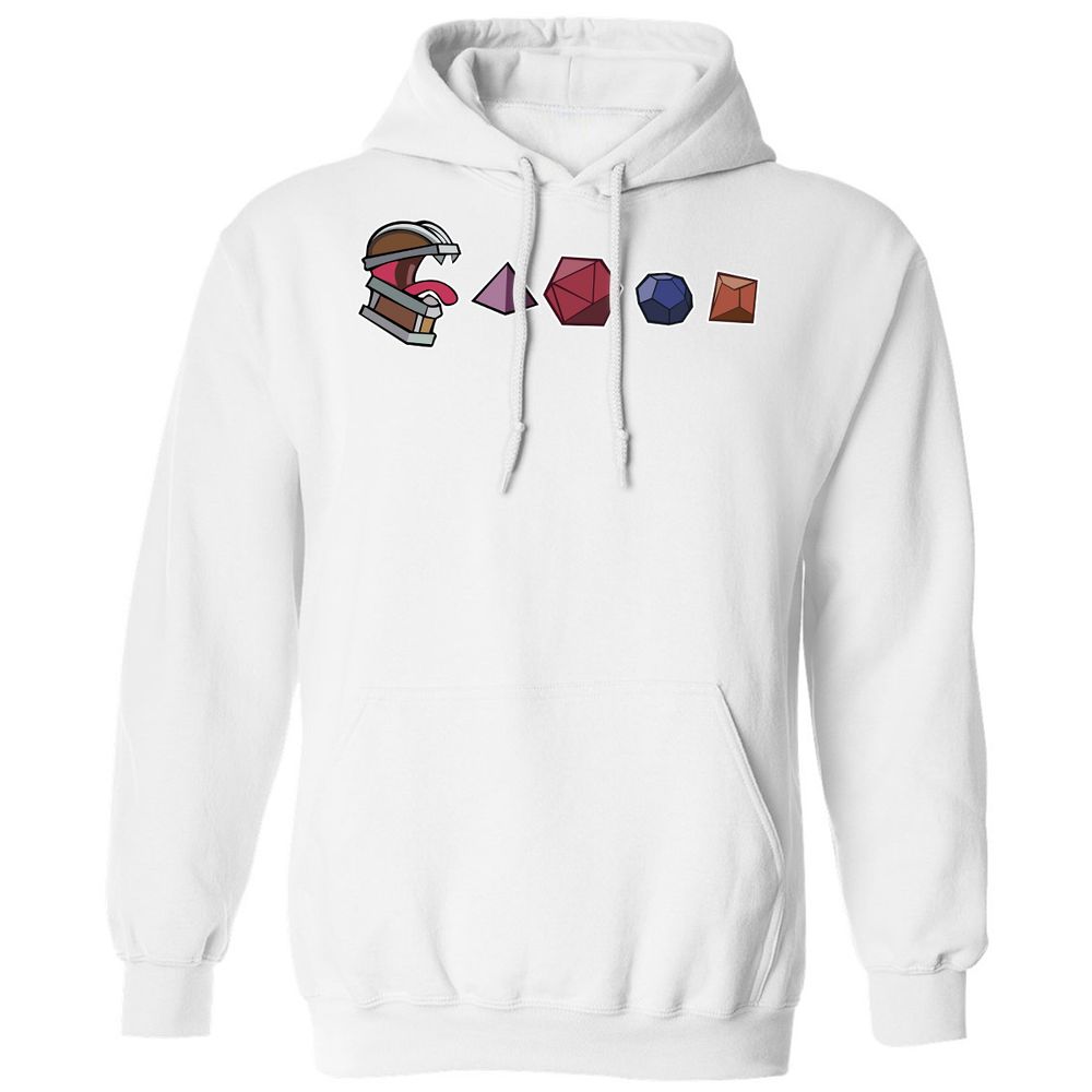 Mimic And Dices Classic Unisex Hoodie - White - 11