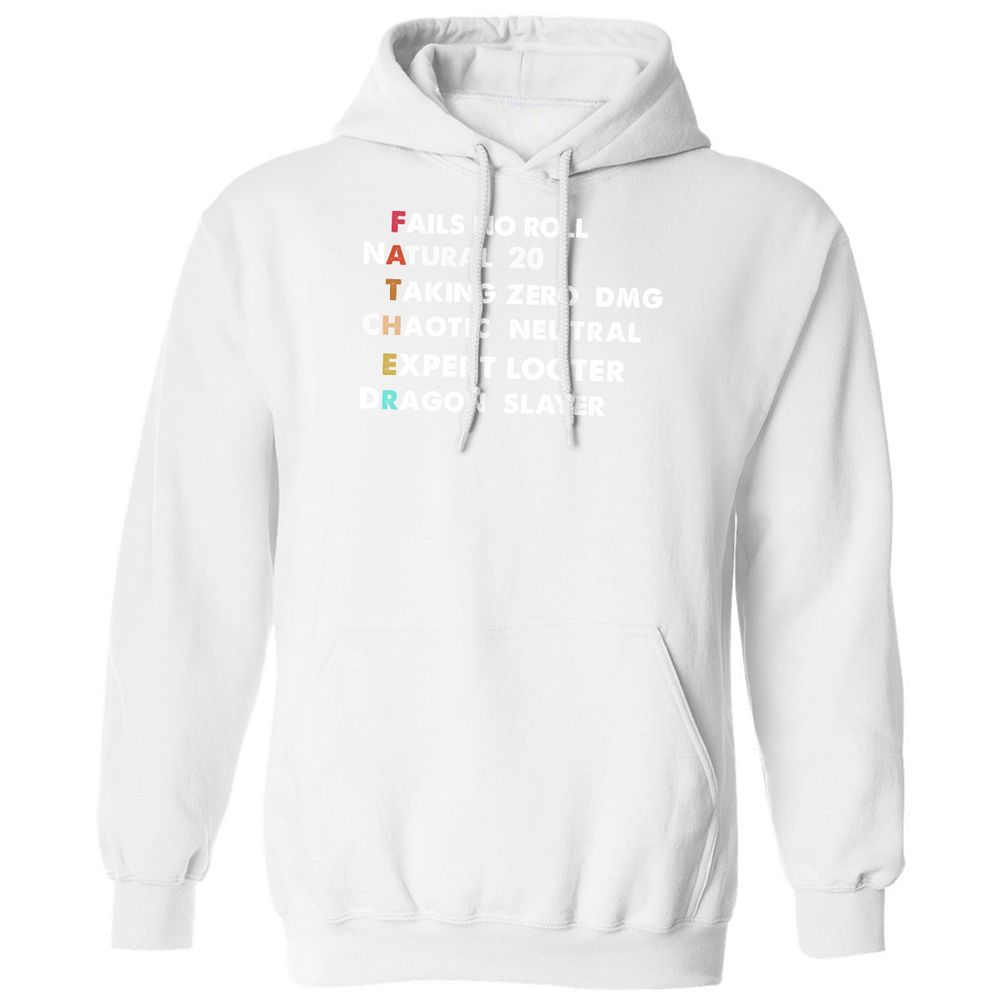 Father D&D Classic Unisex Hoodie - White - 11