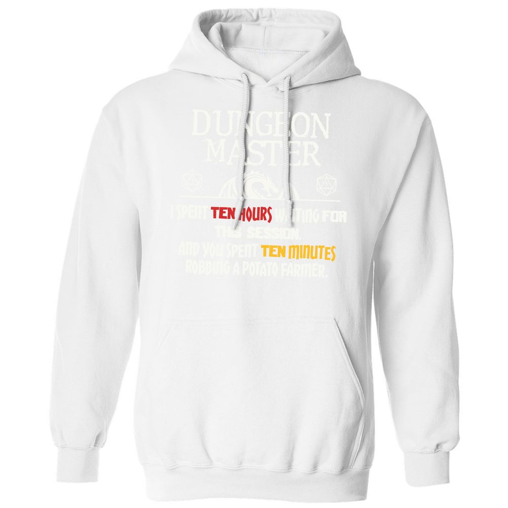Dungeon Master Chaos Meme Classic Unisex Hoodie - White - 11
