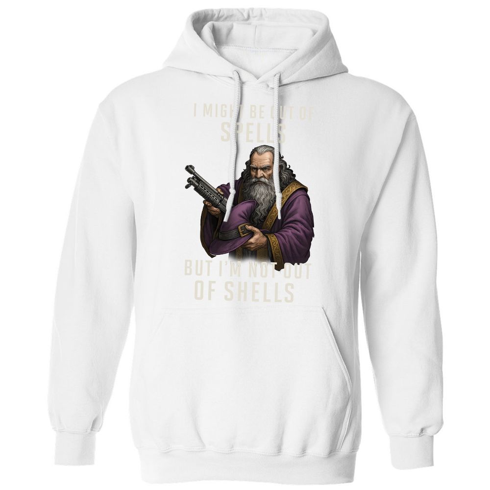 Not Out Of Shells Classic Unisex Hoodie - White - 11