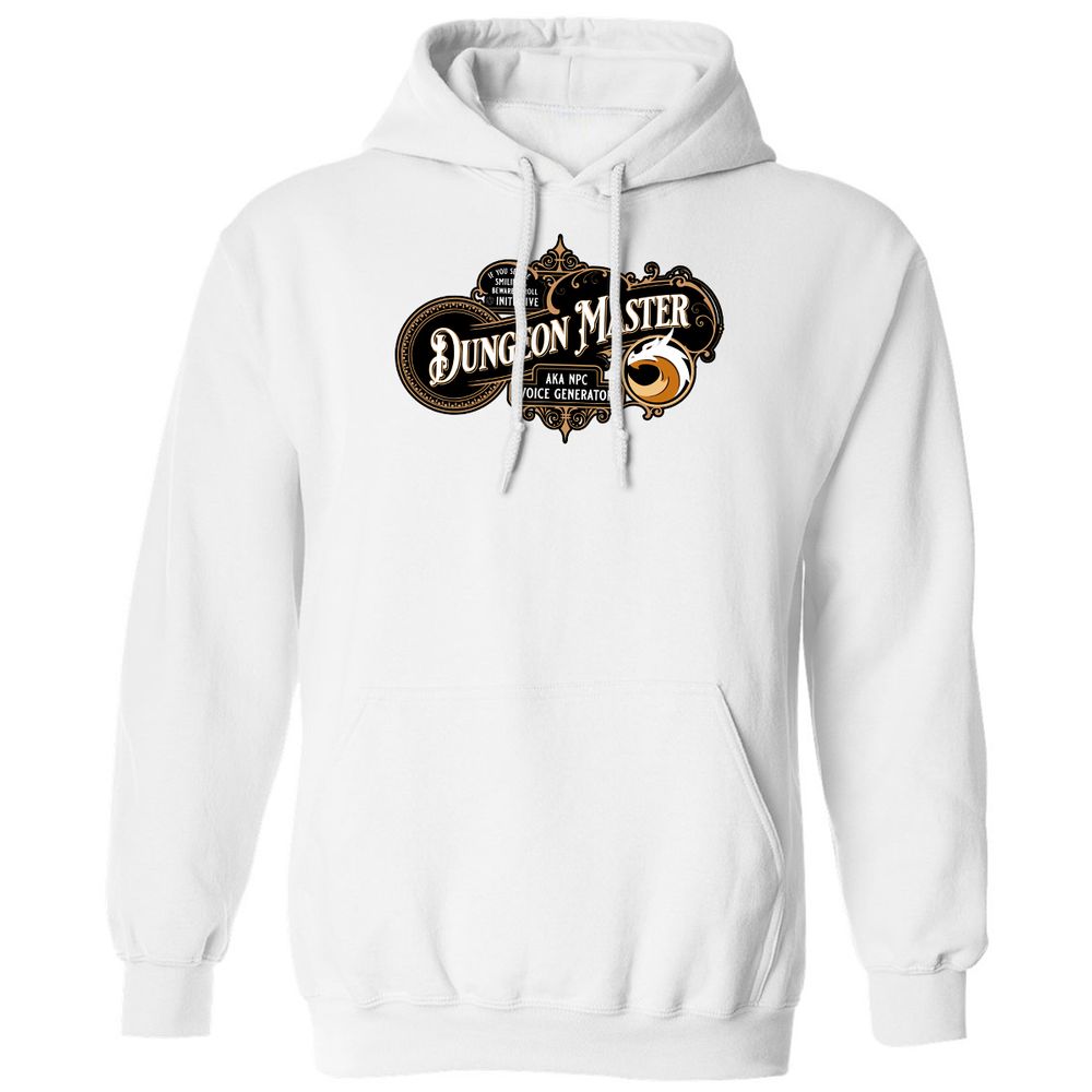 Dungeon Master Classic Unisex Hoodie - White - 11