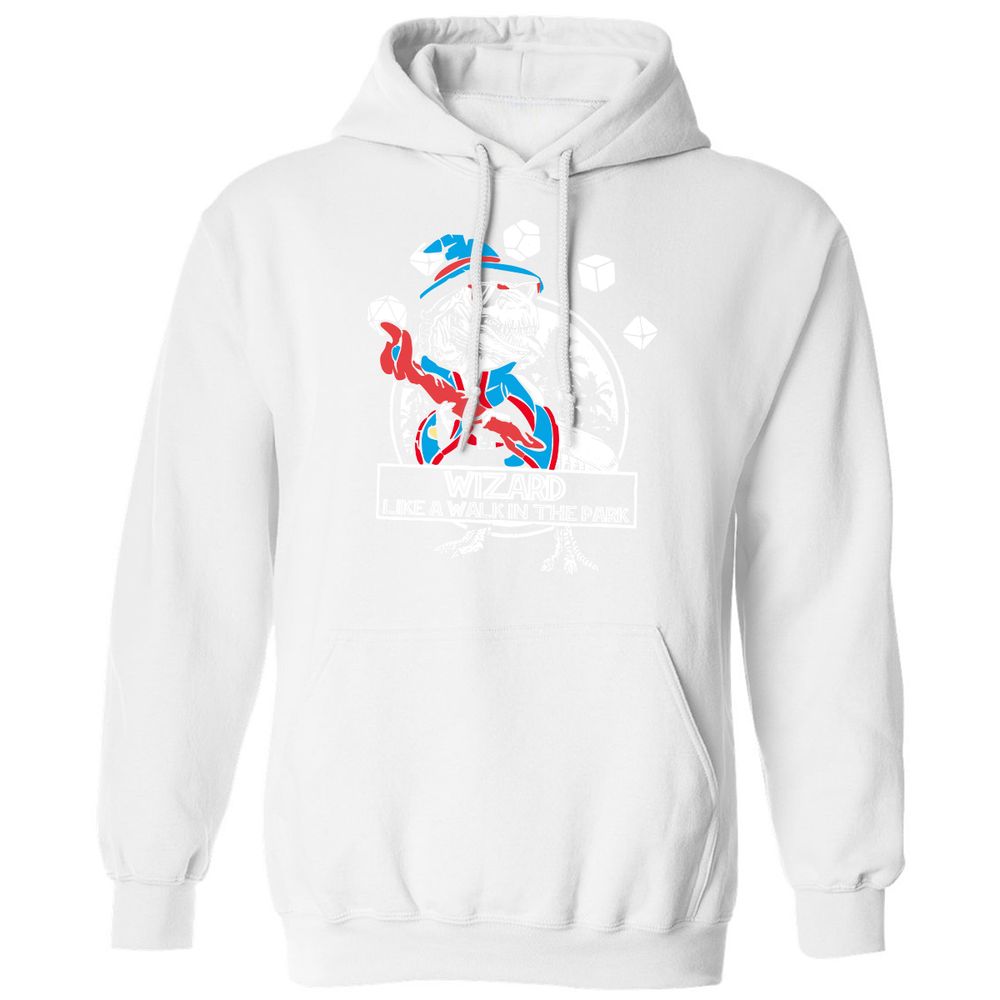 Wizard Like The Walk In The Park Classic Unisex Hoodie - White - 11