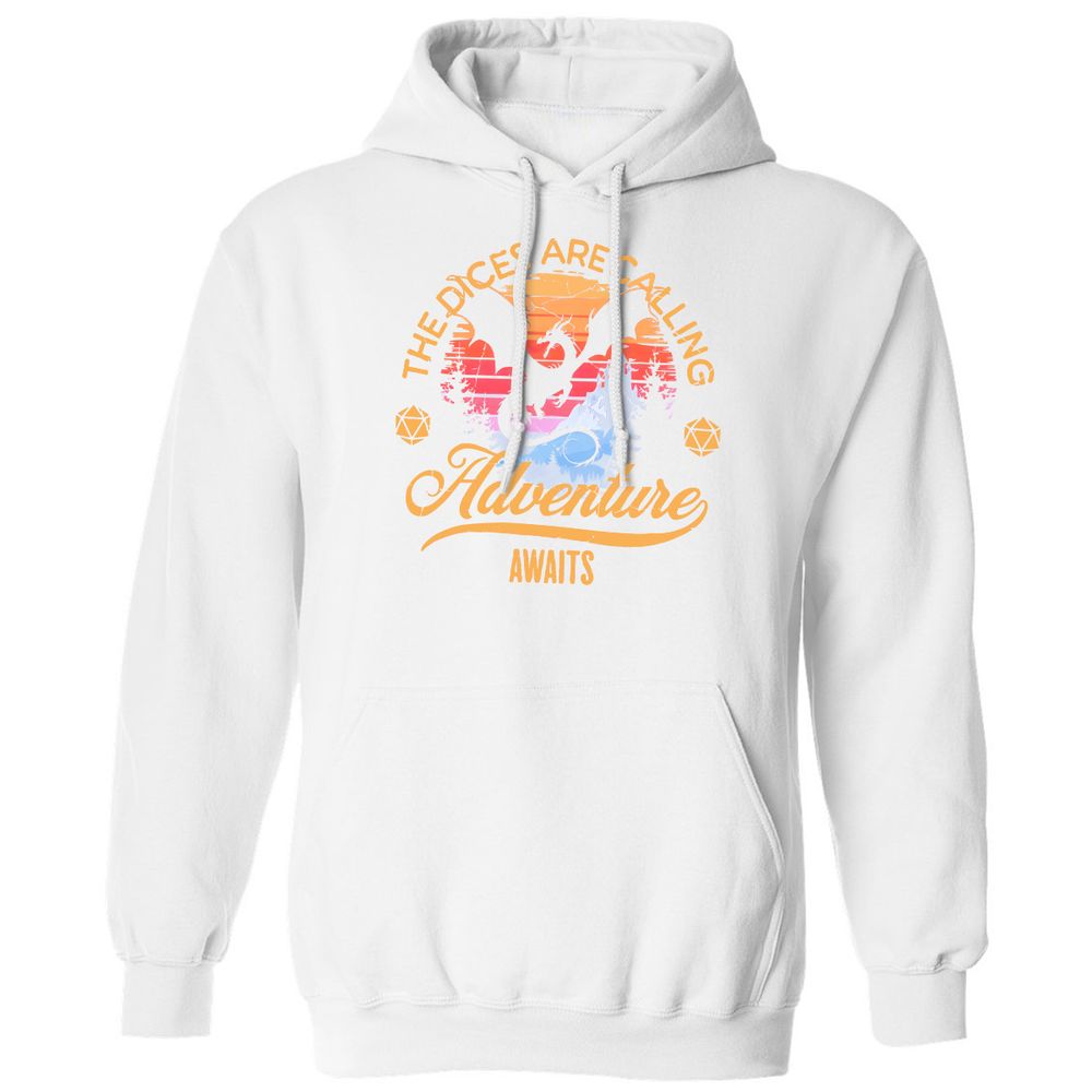 The Dices Are Calling Classic Unisex Hoodie - White - 11