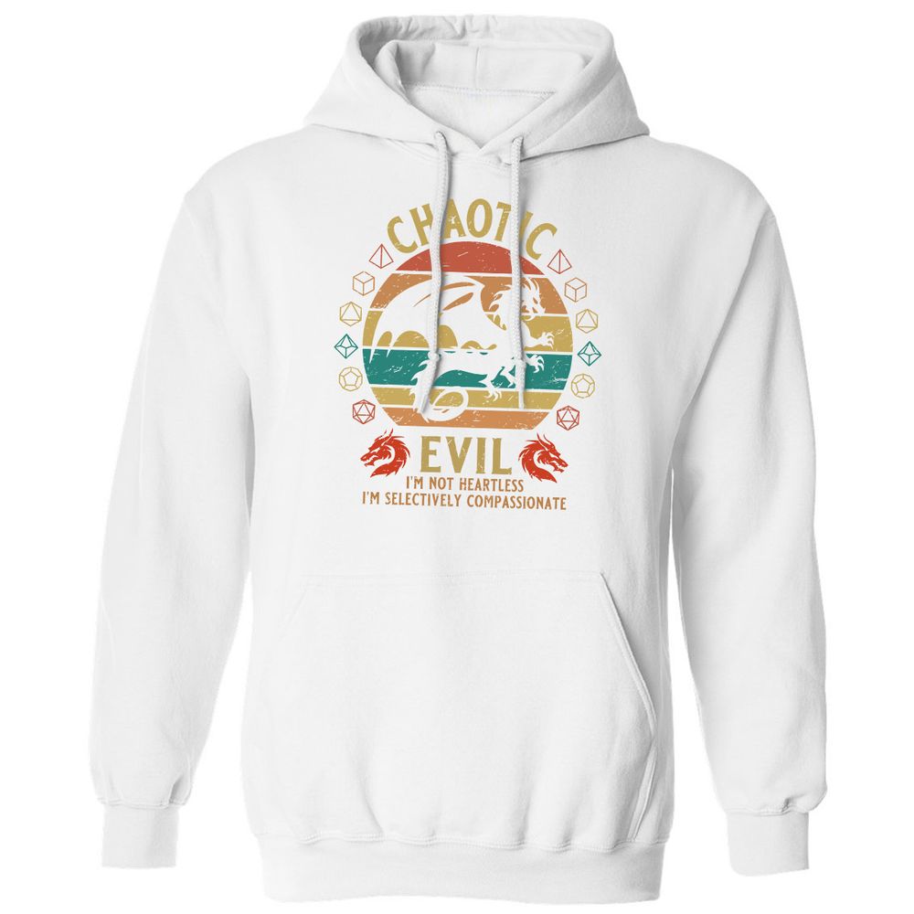 Chaotic Evil Classic Unisex Hoodie - White - 11