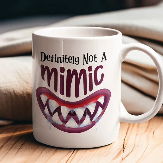 Not A Mimic RPG Ceramic Mug