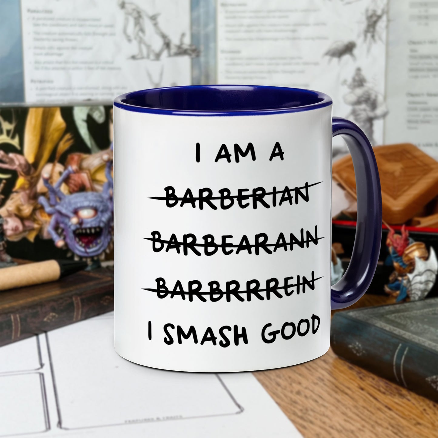 I Am A Barbarian Accent Mug