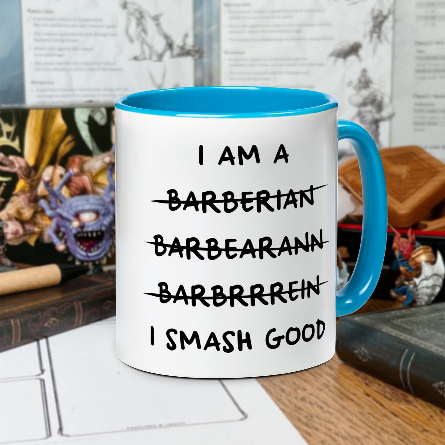 I Am A Barbarian Accent Mug