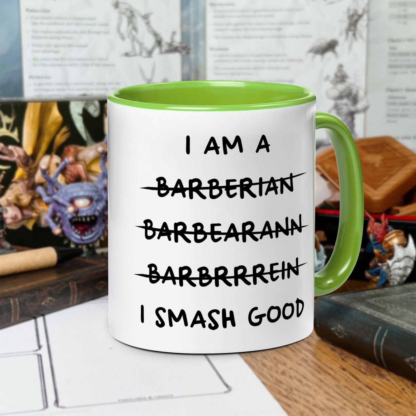 I Am A Barbarian Accent Mug