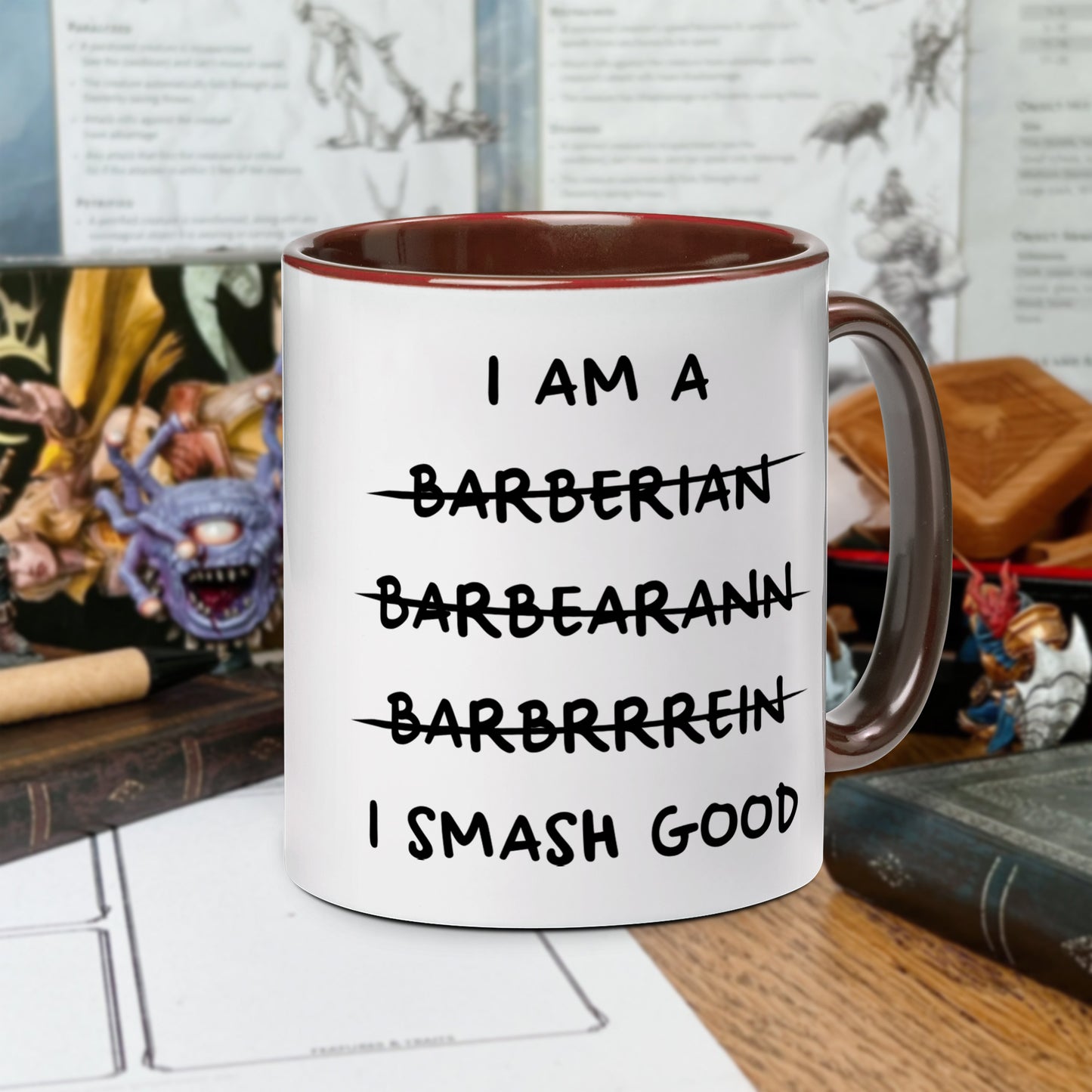 I Am A Barbarian Accent Mug