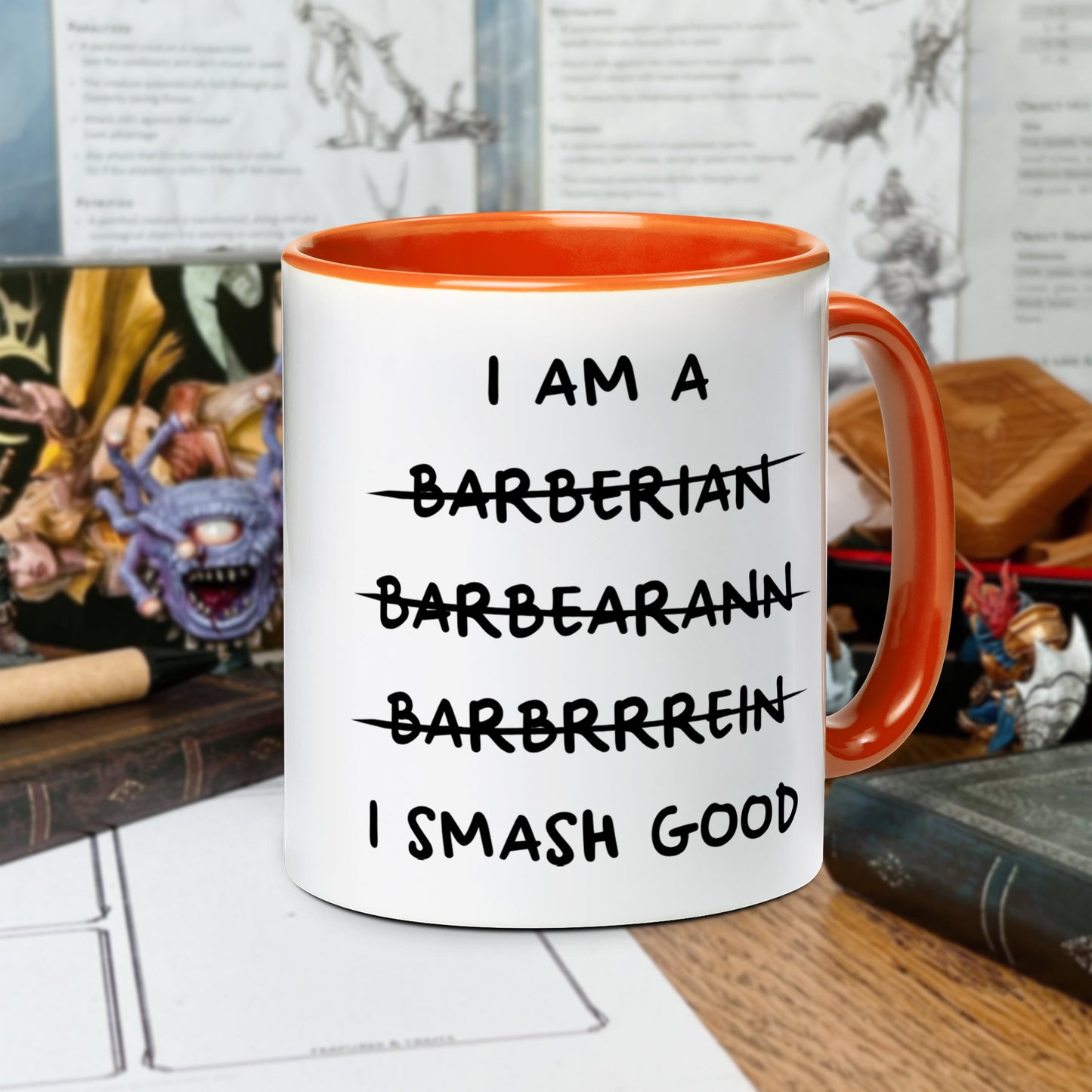I Am A Barbarian Accent Mug
